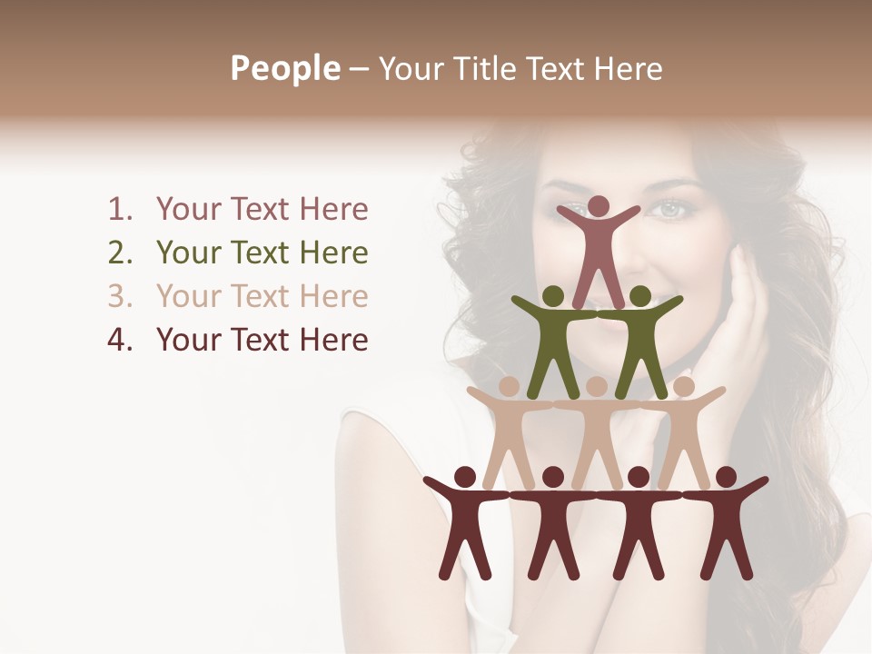 Smile Face Hear PowerPoint Template