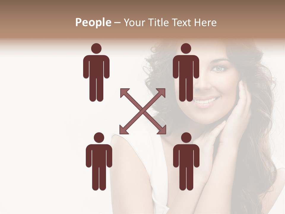 Smile Face Hear PowerPoint Template