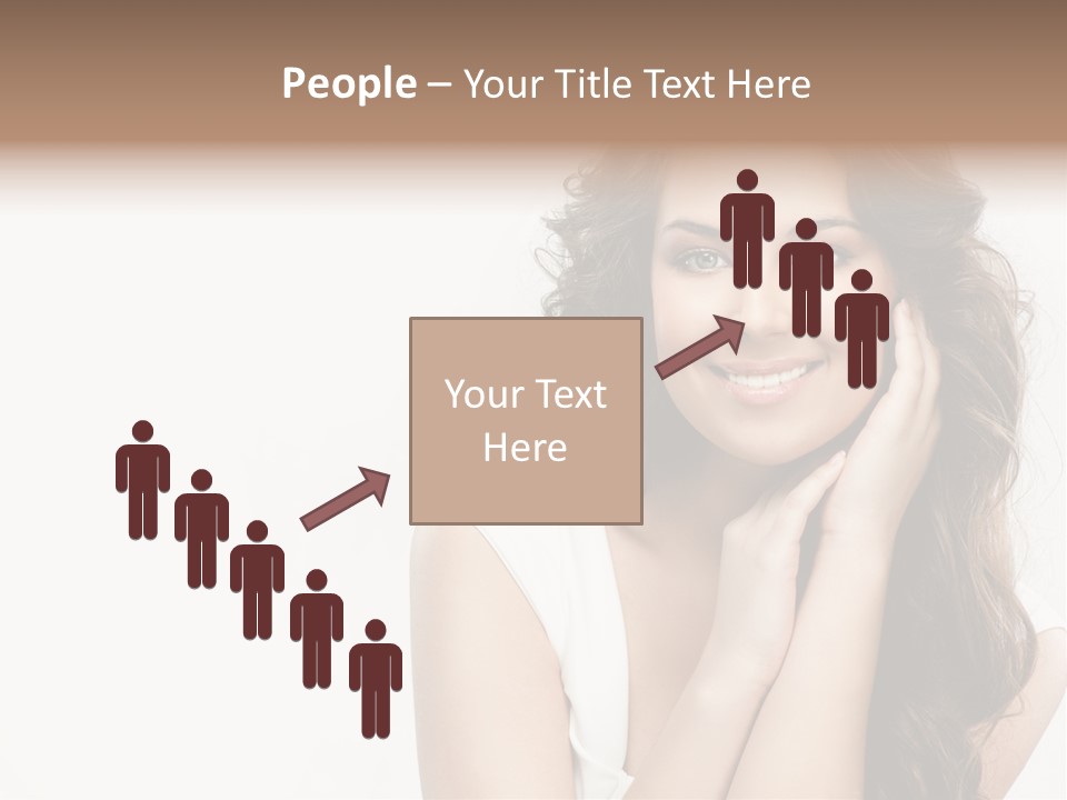 Smile Face Hear PowerPoint Template