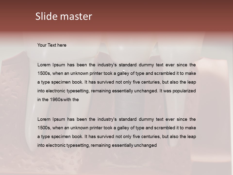 Crown Model Steel PowerPoint Template