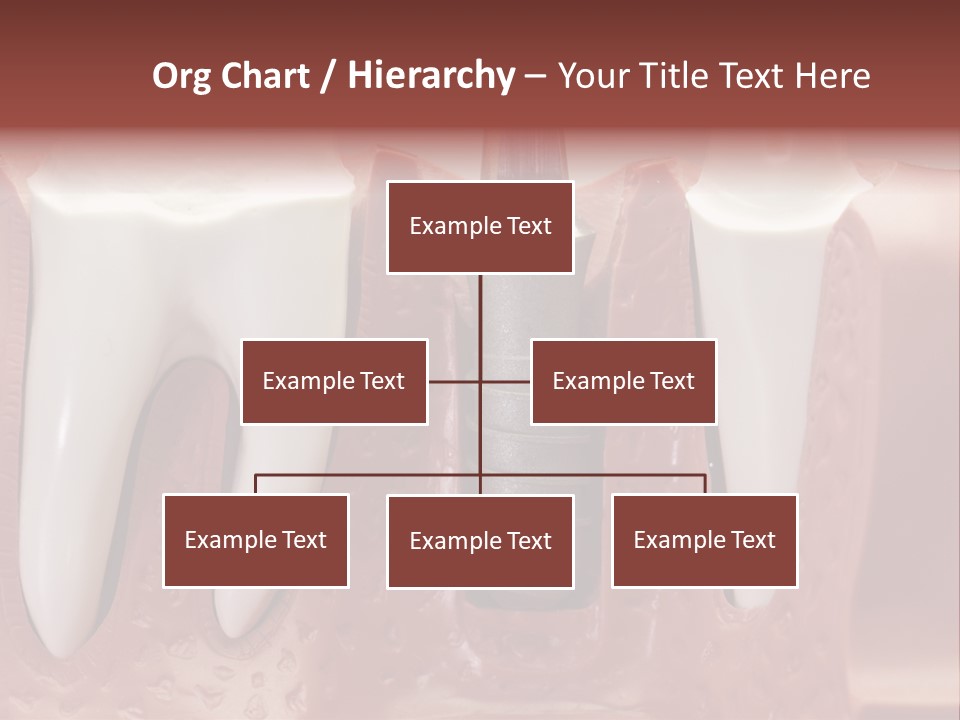 Close Up Dentist Denture PowerPoint Template