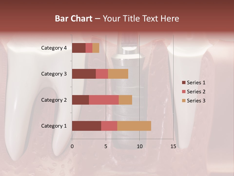 Close Up Dentist Denture PowerPoint Template