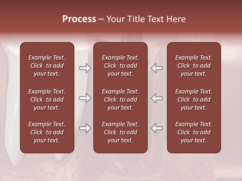 Close Up Dentist Denture PowerPoint Template