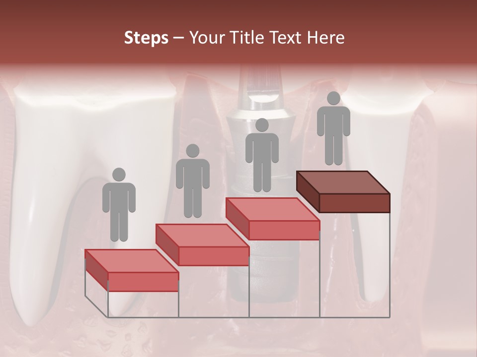 Close Up Dentist Denture PowerPoint Template