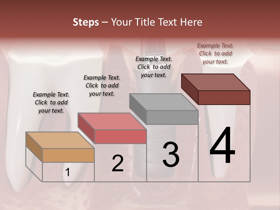 Close Up Dentist Denture PowerPoint Template