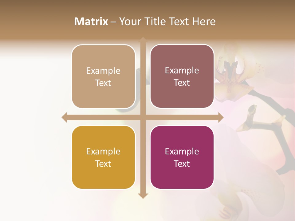 Branch Fresh Petal PowerPoint Template