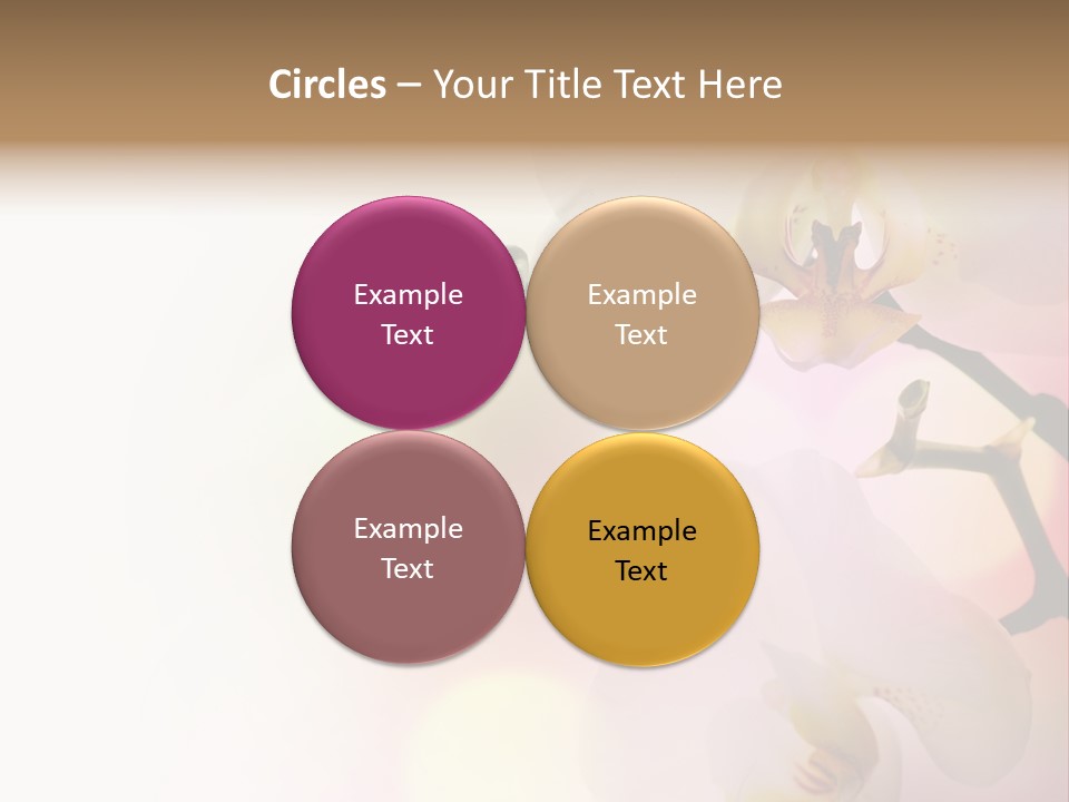 Branch Fresh Petal PowerPoint Template