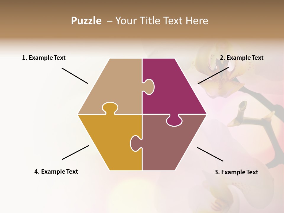 Branch Fresh Petal PowerPoint Template