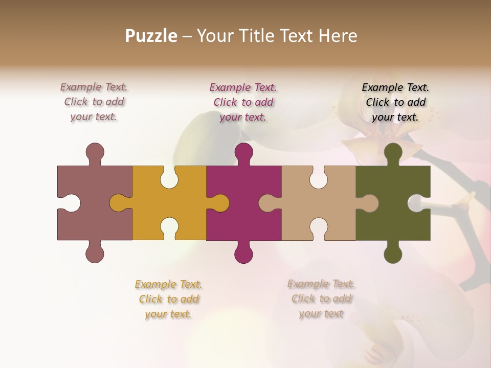 Branch Fresh Petal PowerPoint Template