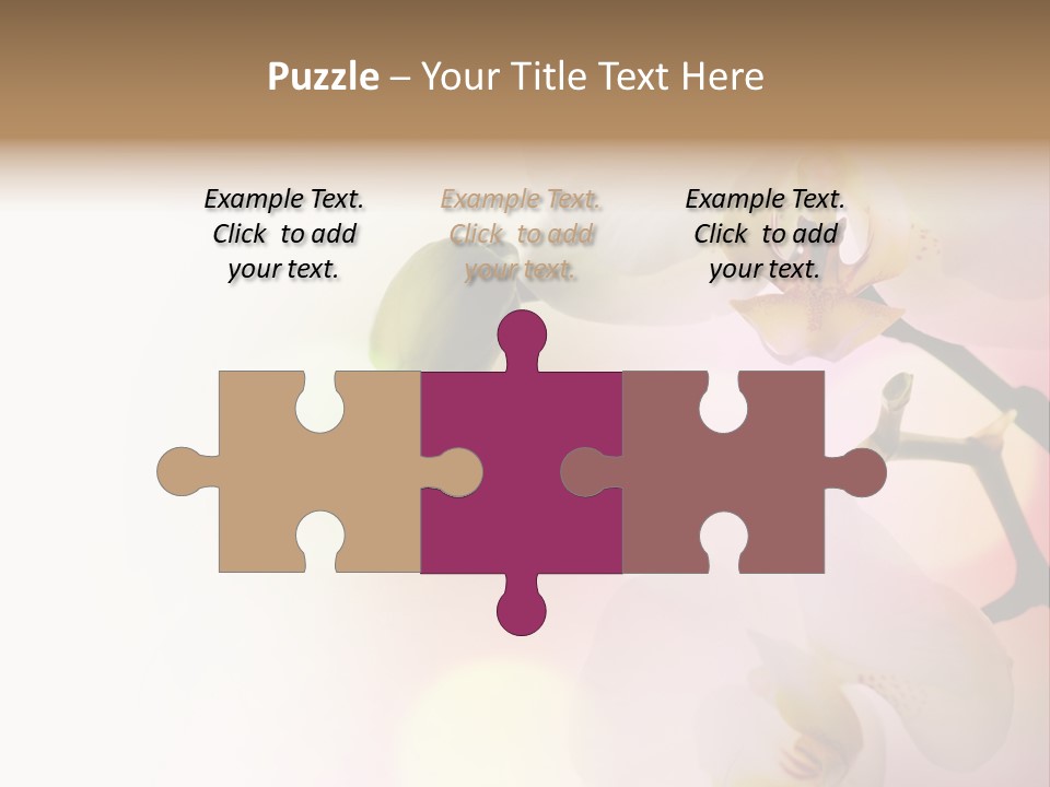 Branch Fresh Petal PowerPoint Template