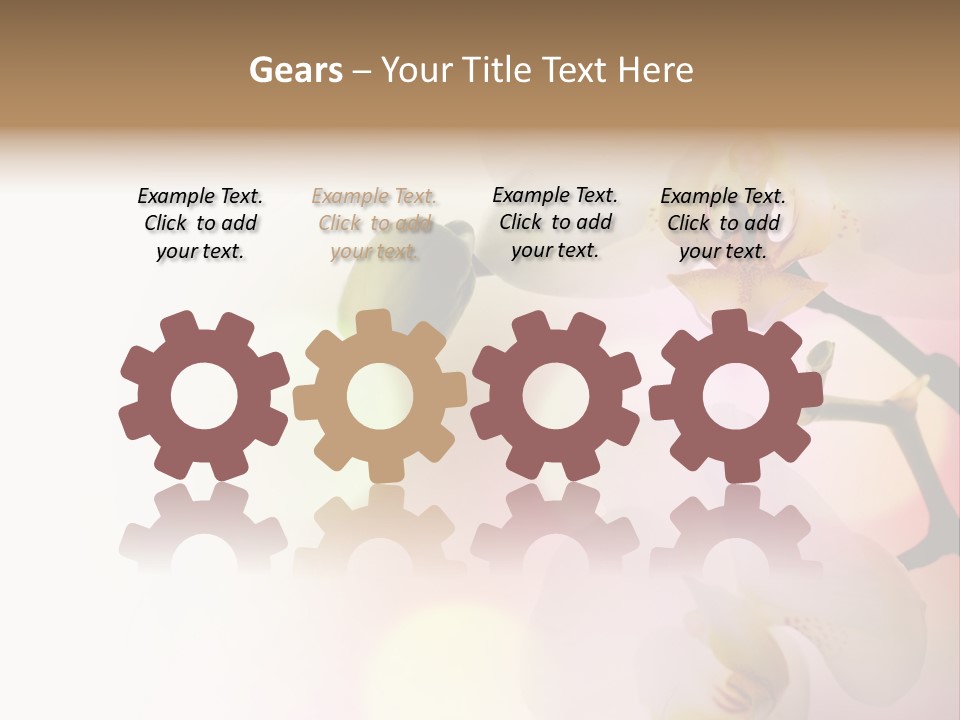 Branch Fresh Petal PowerPoint Template