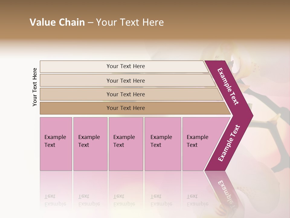 Branch Fresh Petal PowerPoint Template