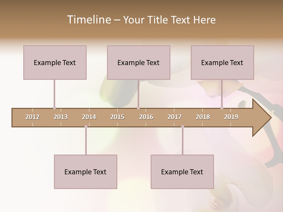Branch Fresh Petal PowerPoint Template