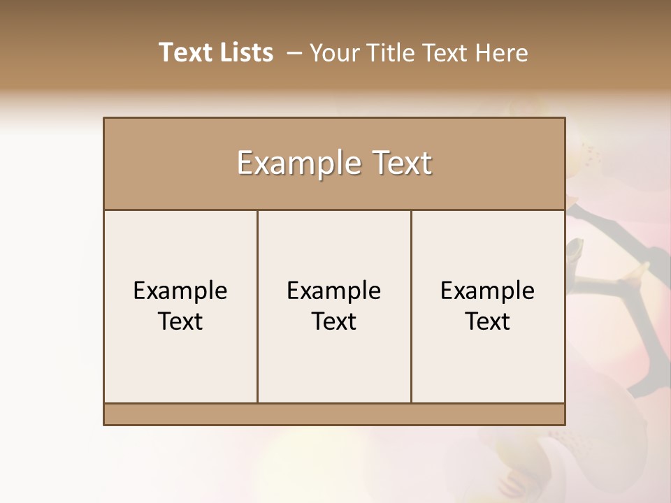 Branch Fresh Petal PowerPoint Template