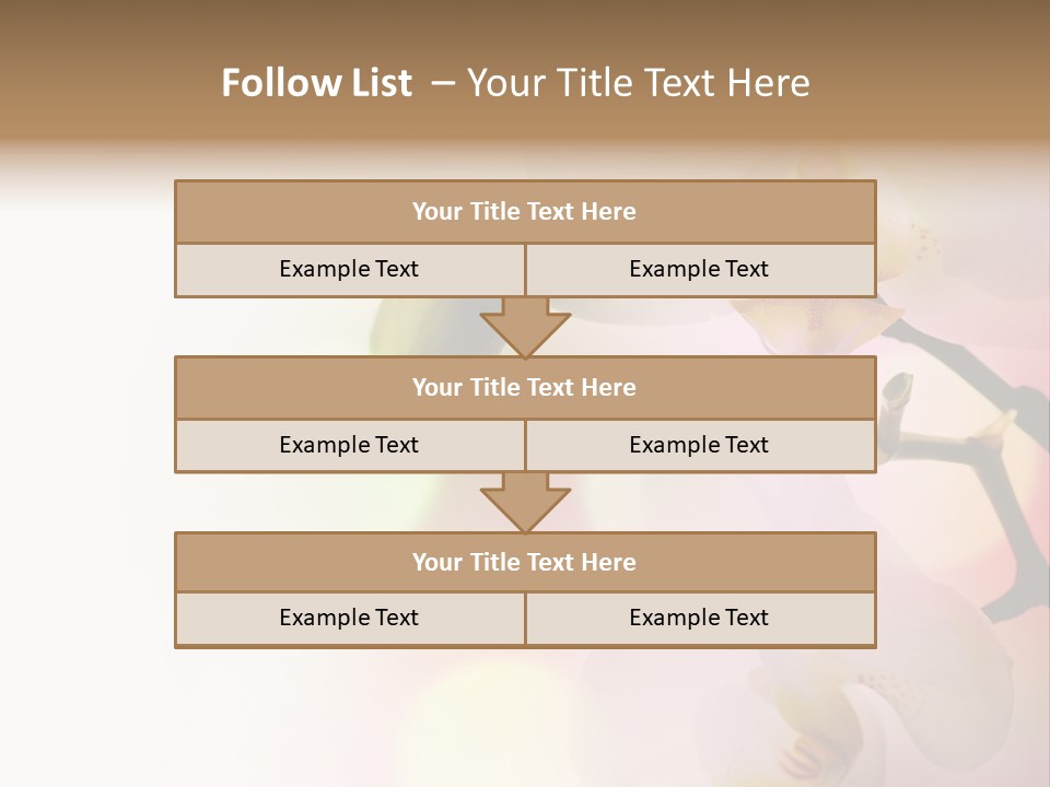 Branch Fresh Petal PowerPoint Template