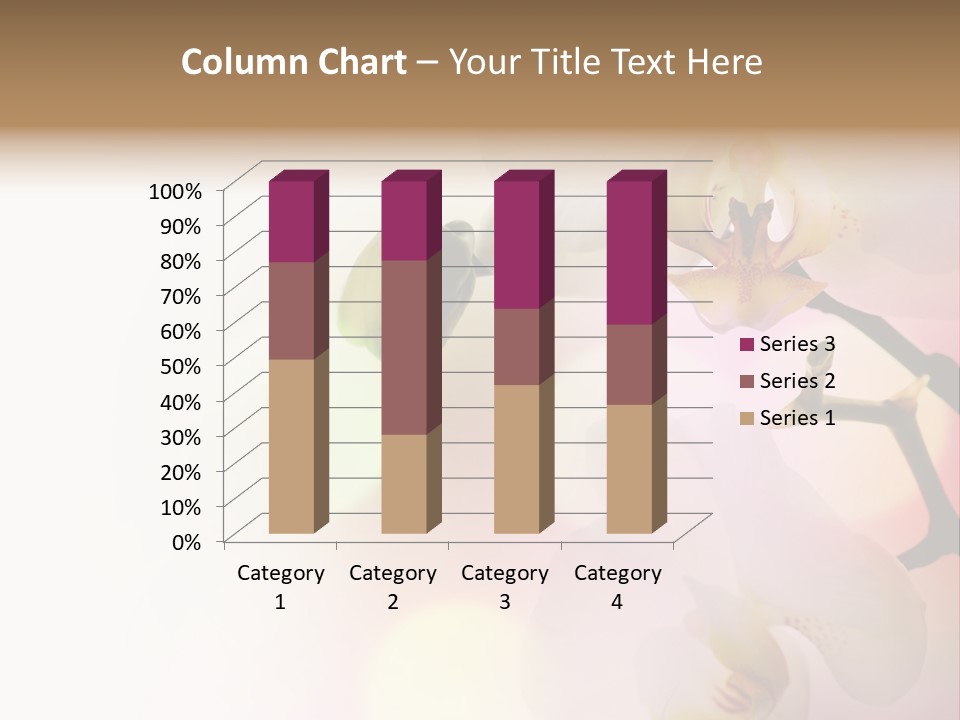 Branch Fresh Petal PowerPoint Template