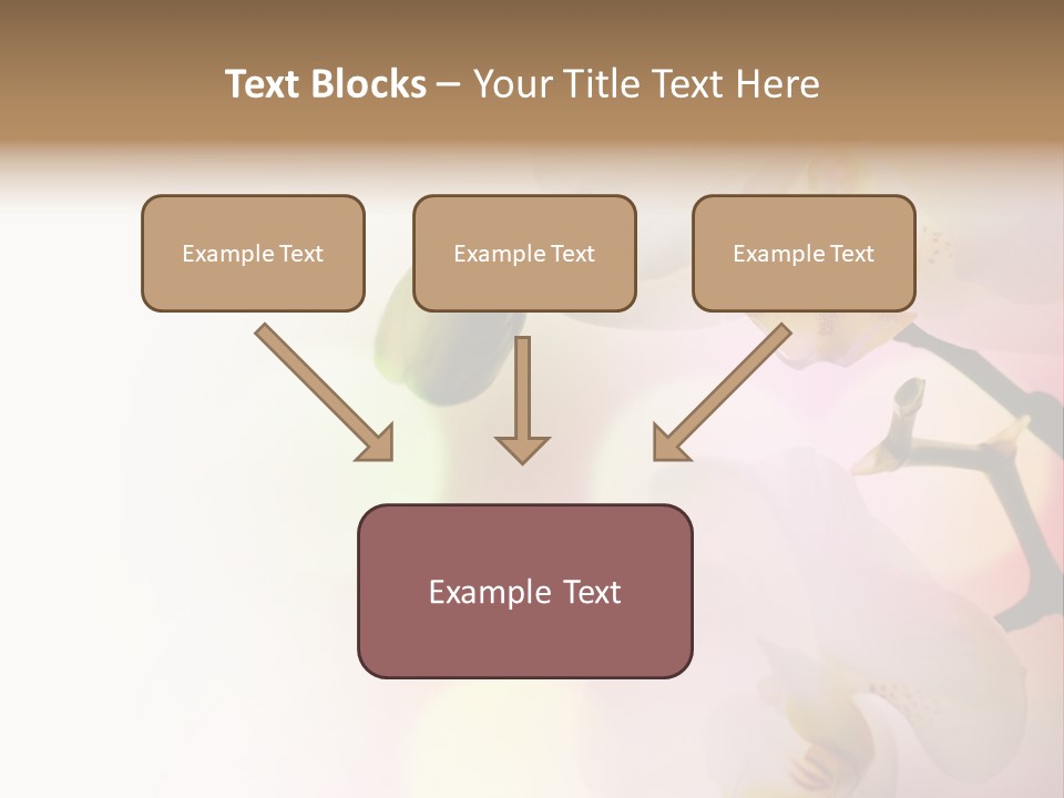 Branch Fresh Petal PowerPoint Template