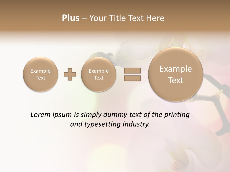 Branch Fresh Petal PowerPoint Template