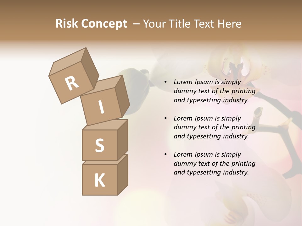 Branch Fresh Petal PowerPoint Template