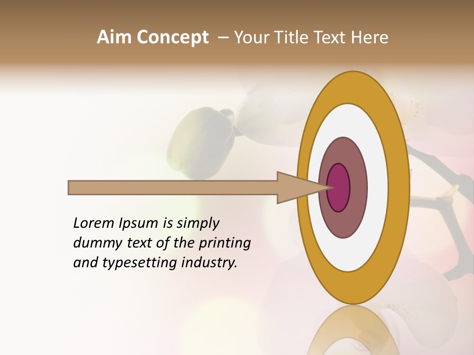 Branch Fresh Petal PowerPoint Template