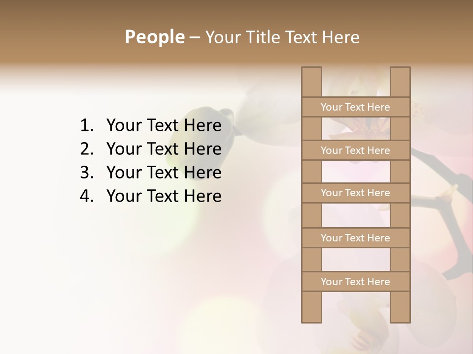 Branch Fresh Petal PowerPoint Template