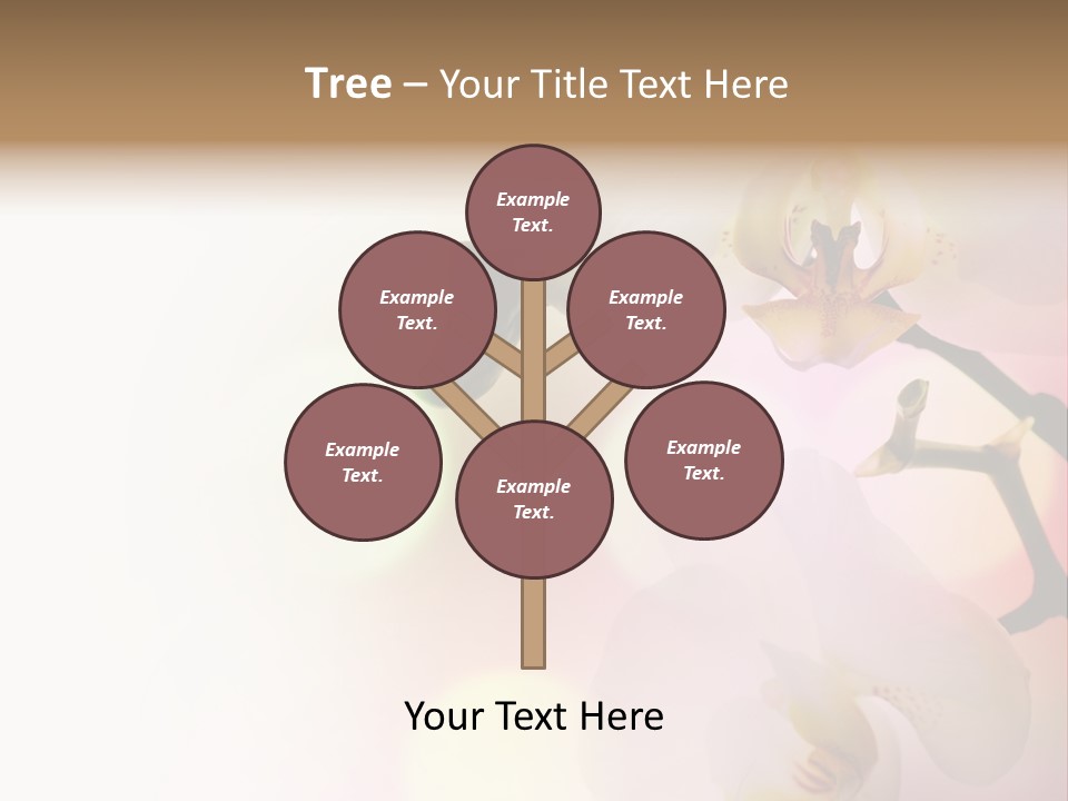 Branch Fresh Petal PowerPoint Template