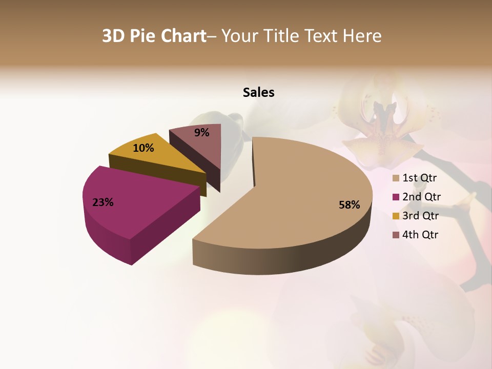 Branch Fresh Petal PowerPoint Template