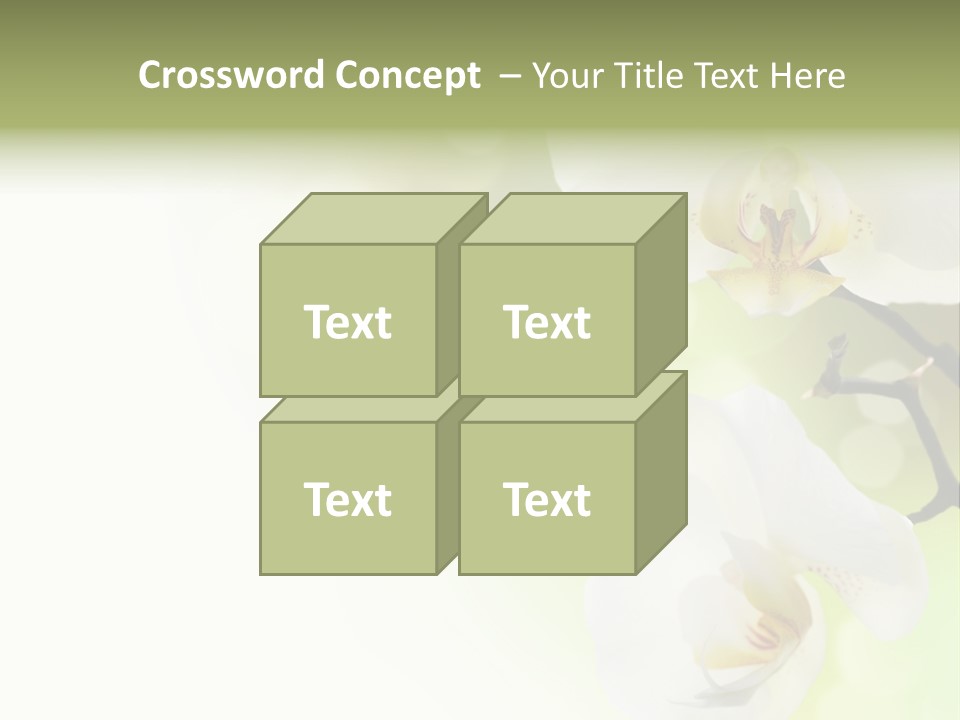 Beautiful Decorative Stem PowerPoint Template