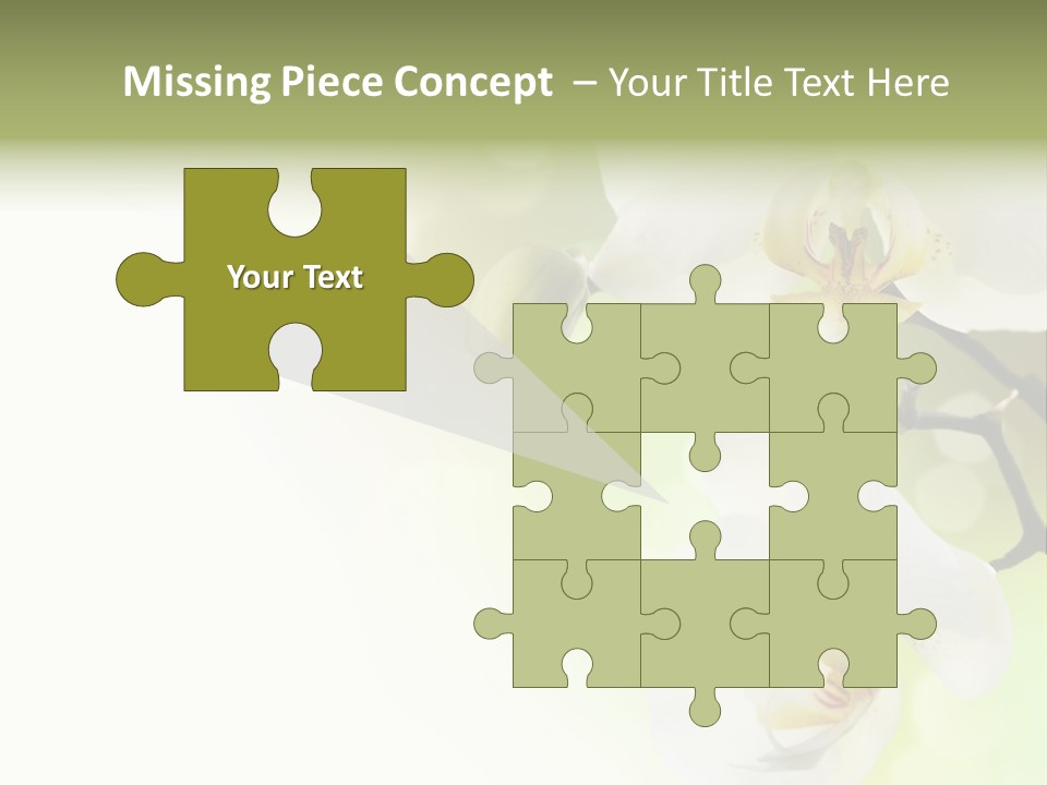 Beautiful Decorative Stem PowerPoint Template