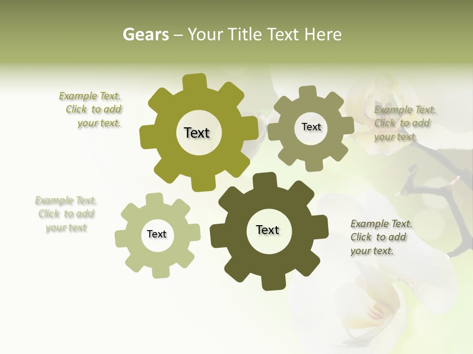 Beautiful Decorative Stem PowerPoint Template