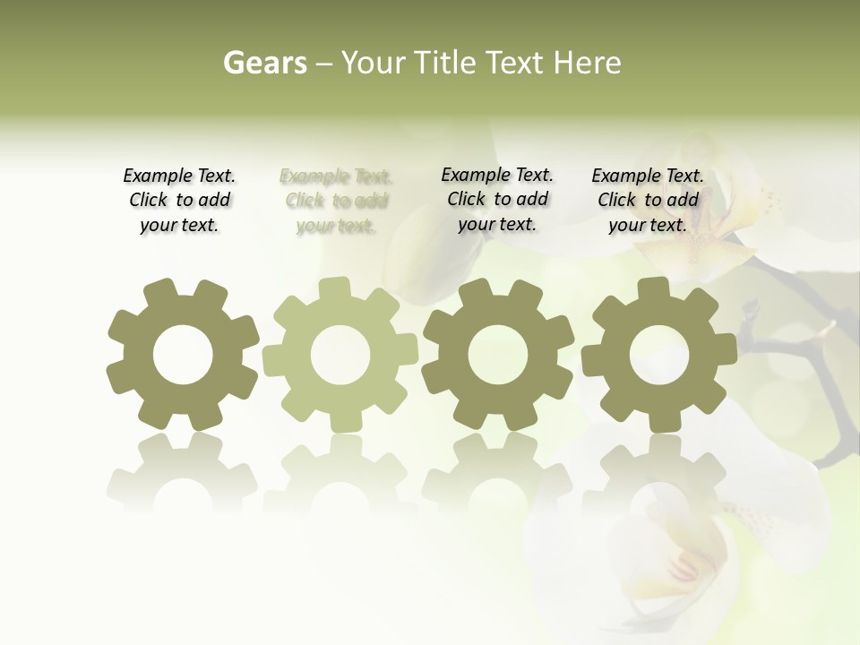 Beautiful Decorative Stem PowerPoint Template