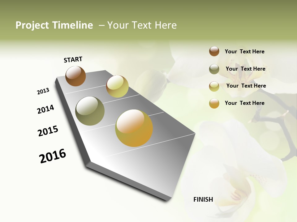 Beautiful Decorative Stem PowerPoint Template