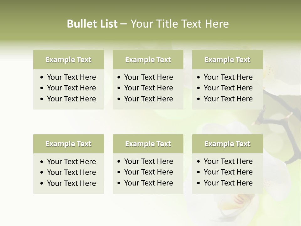 Beautiful Decorative Stem PowerPoint Template