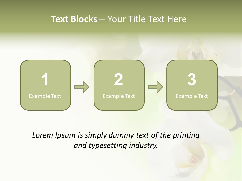 Beautiful Decorative Stem PowerPoint Template