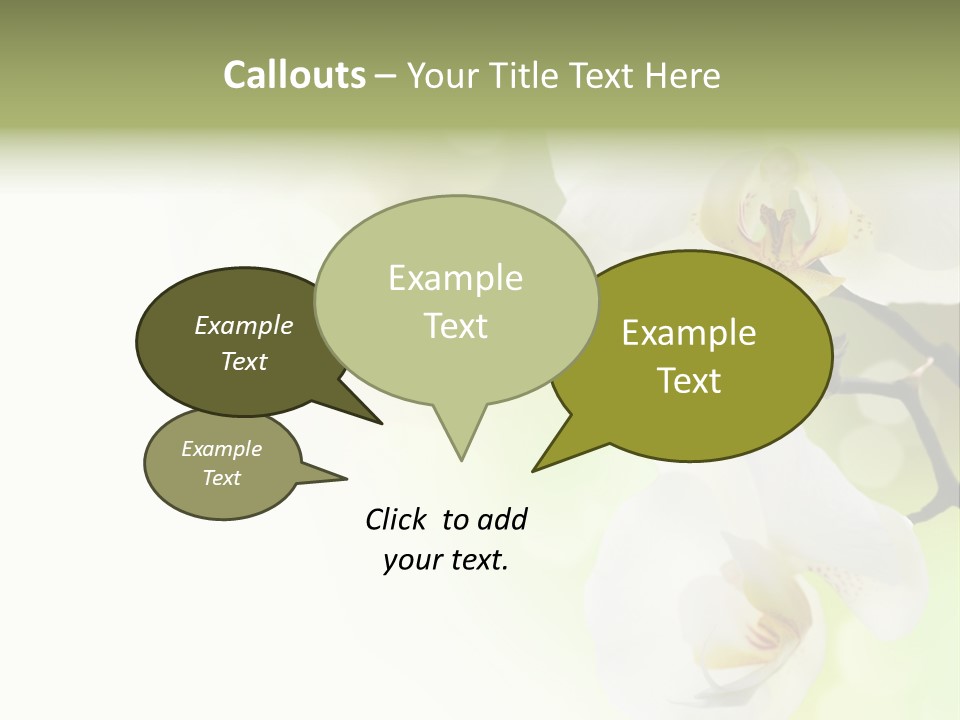 Beautiful Decorative Stem PowerPoint Template