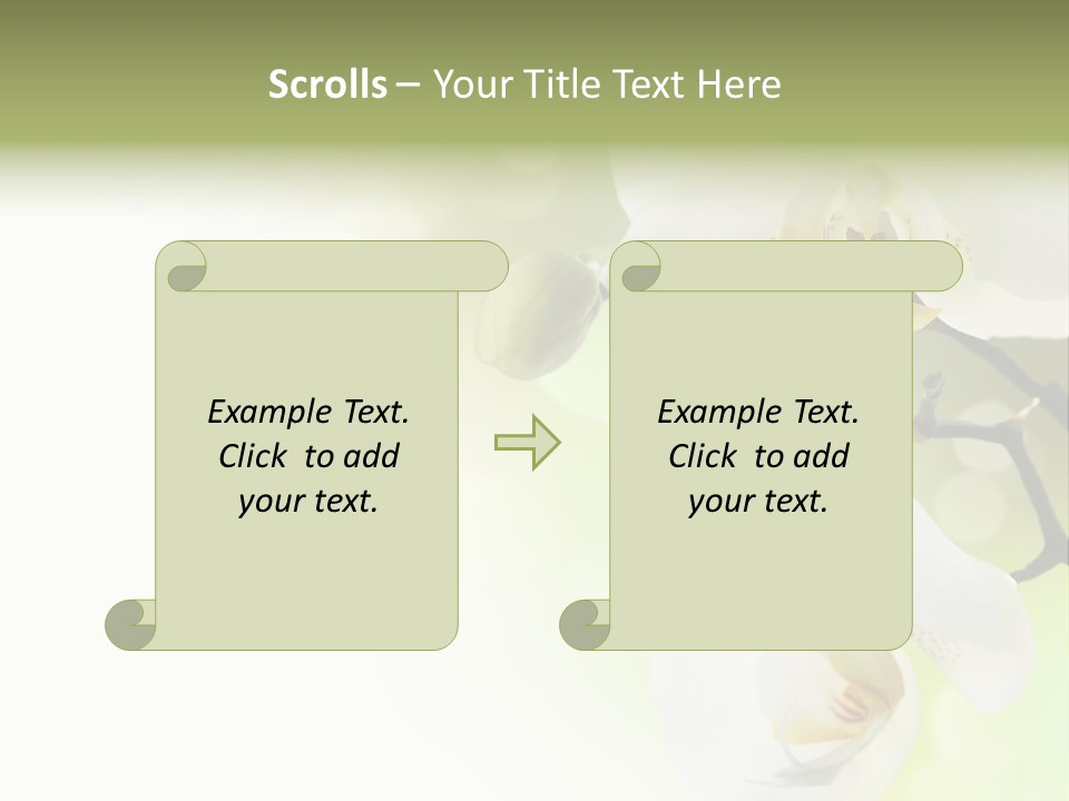 Beautiful Decorative Stem PowerPoint Template