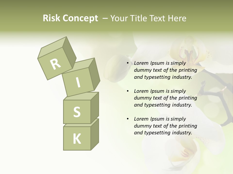 Beautiful Decorative Stem PowerPoint Template