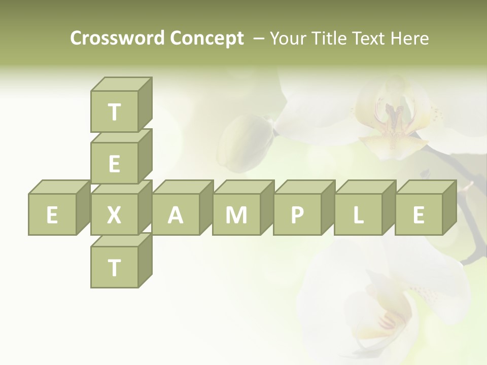 Beautiful Decorative Stem PowerPoint Template