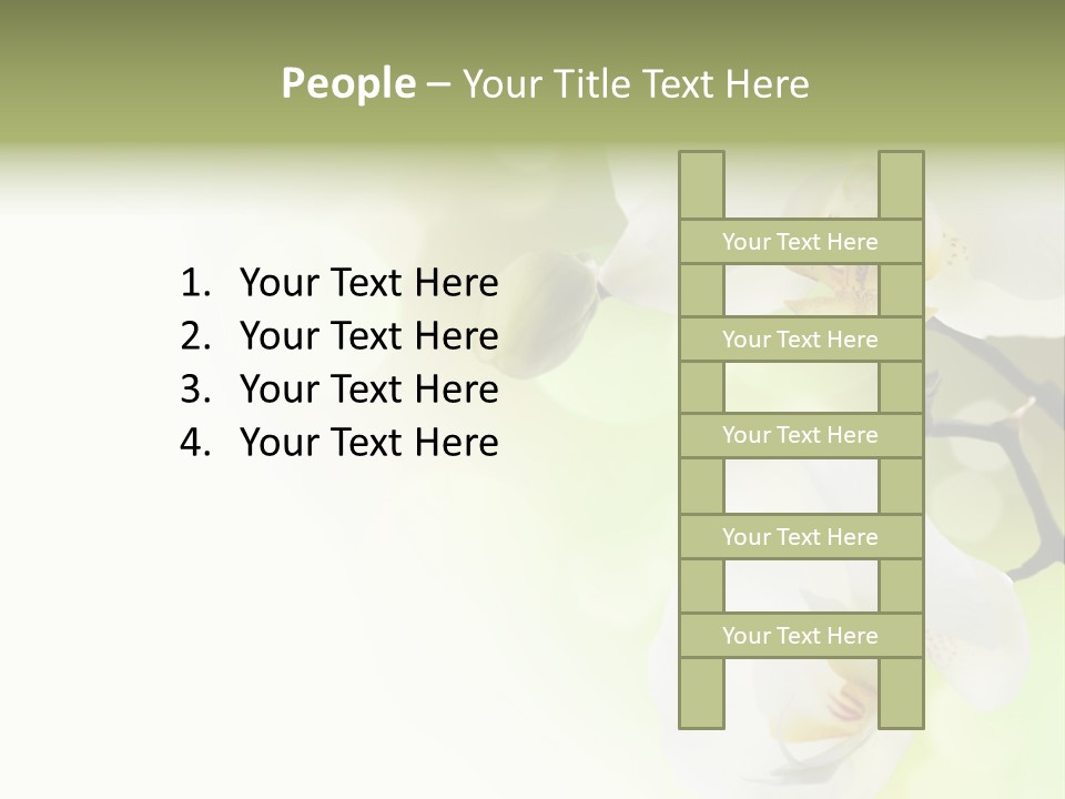Beautiful Decorative Stem PowerPoint Template