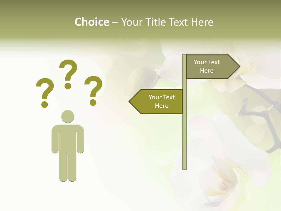 Beautiful Decorative Stem PowerPoint Template