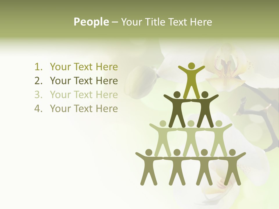 Beautiful Decorative Stem PowerPoint Template