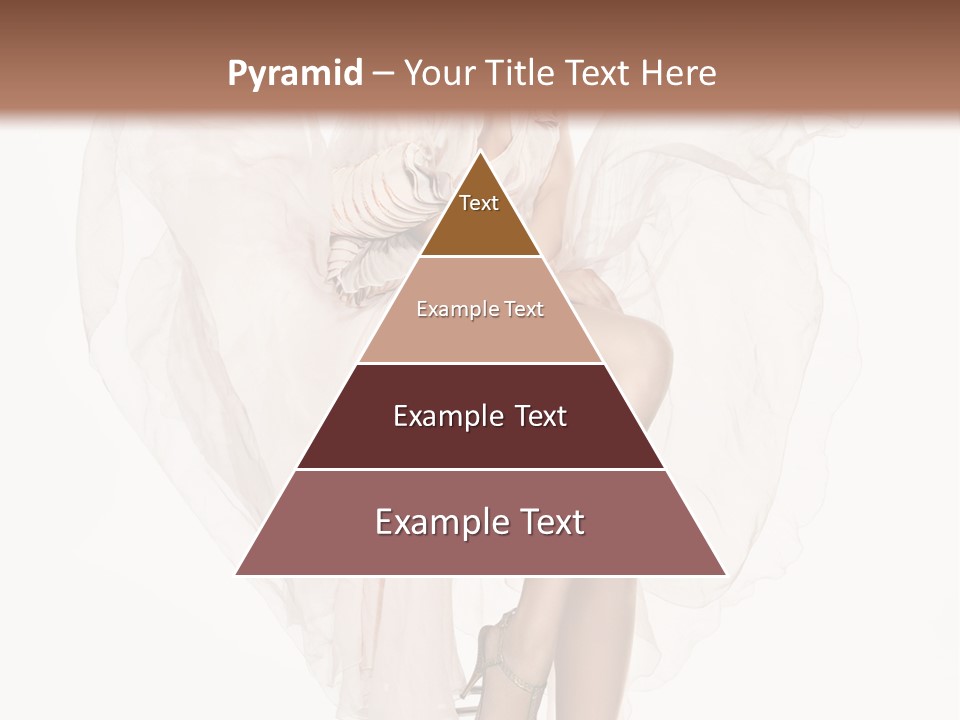 White Woman Vogue PowerPoint Template