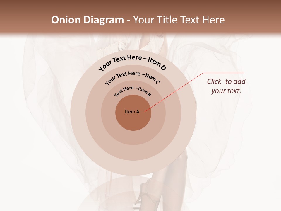 White Woman Vogue PowerPoint Template