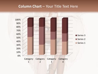 White Woman Vogue PowerPoint Template