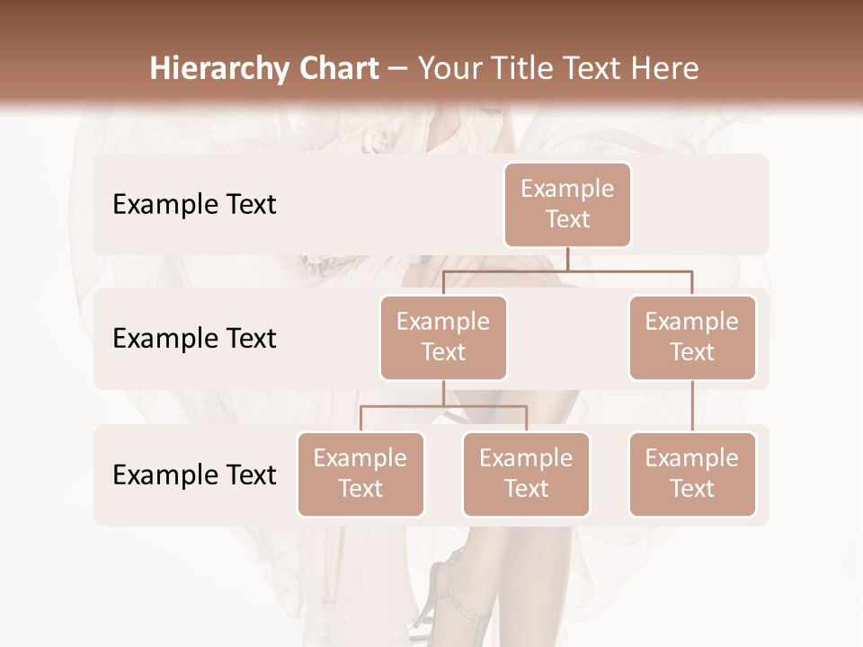 White Woman Vogue PowerPoint Template