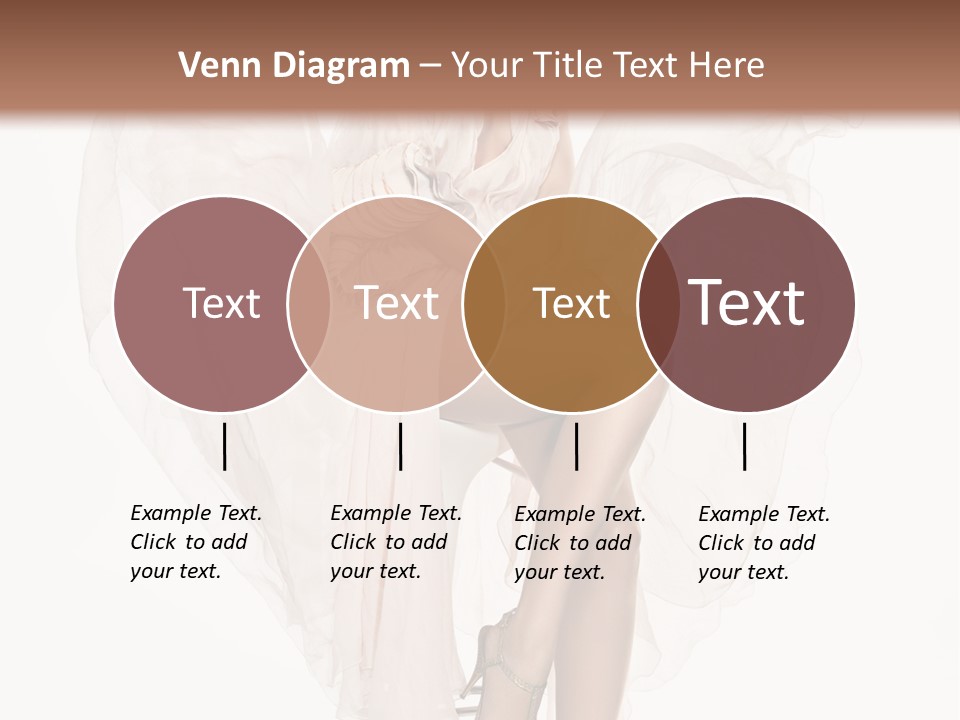 White Woman Vogue PowerPoint Template