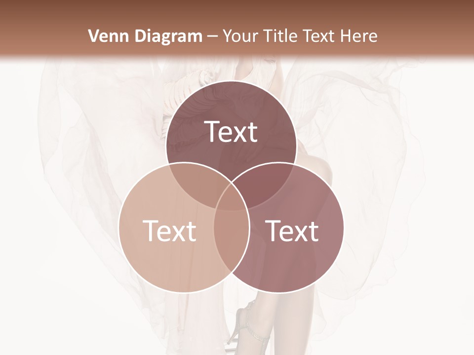 White Woman Vogue PowerPoint Template