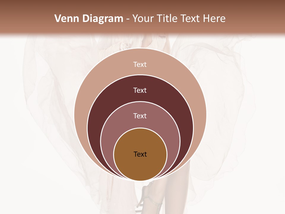 White Woman Vogue PowerPoint Template