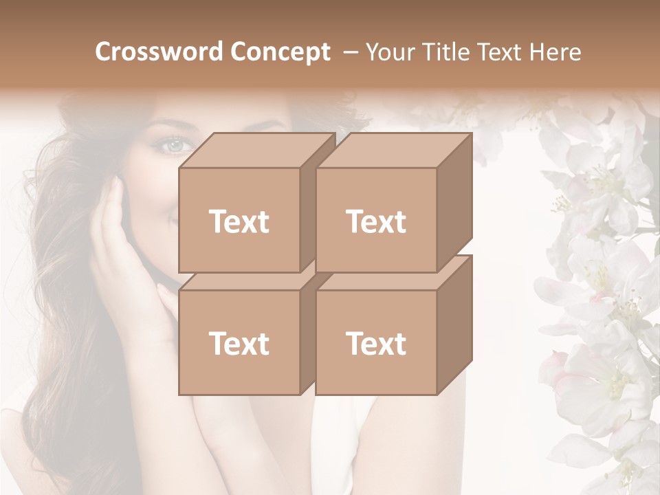 Beauty Hear Cosmetic PowerPoint Template