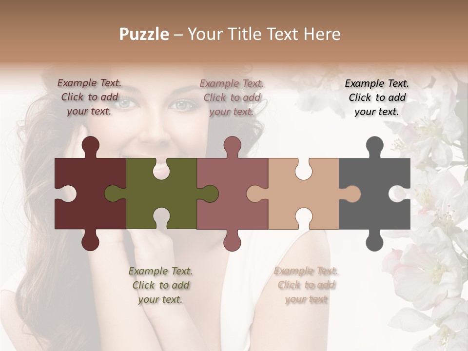 Beauty Hear Cosmetic PowerPoint Template